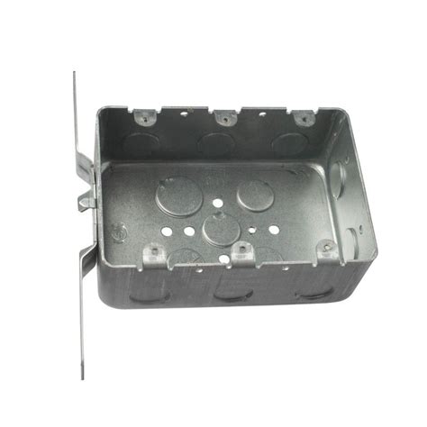 3-gang metal switch box home depot|3 gang shallow switch box.